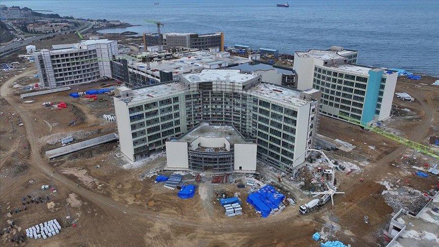 Trabzon Şehir Hastanesi inşaatı yükseliyor! Yüzde 70'i tamamlandı