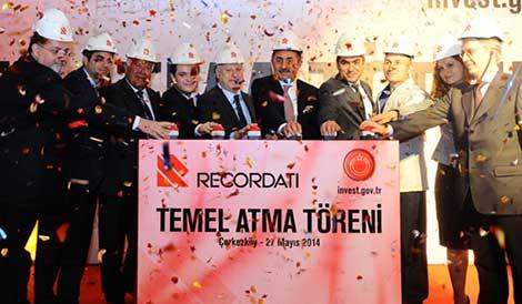 Recordati, Çerkezköy'de temeli attı