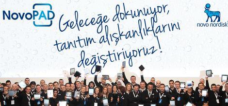 Novo Nordisk sahada NovoPAD ile çalışacak