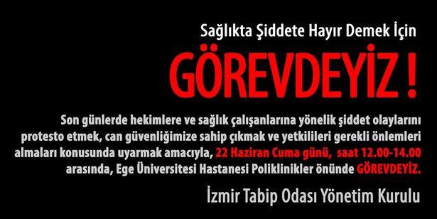 İzmir Tabip Odası: 'Daha bir gün önce basın açıklaması yapmamıza rağmen gerekli tedbirler alınmadı'