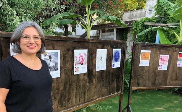 Patoloji uzmanından 'doku' sergisi: 'Laboratuvarda geçen zor iş yaşamına renk katıyor'