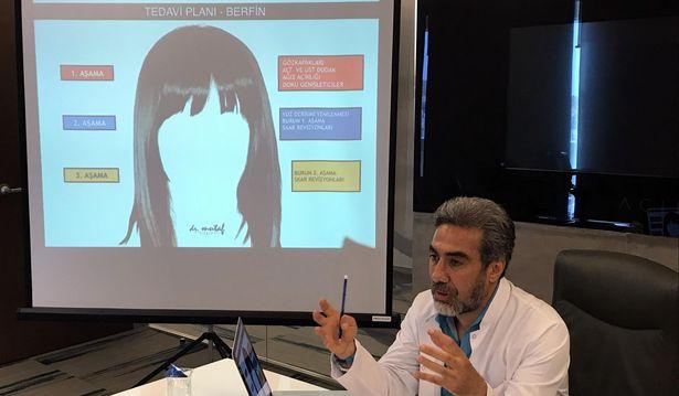 Yüzüne kezzap atılan Berfin'in operasyonu için Prof. Dr. Mutaf konuştu: Yeni yüz tamamen hastanın kendi dokularıyla yapılacak