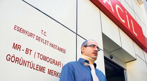 Şiddet gören doktorun resmi hastane koridoruna asılacak