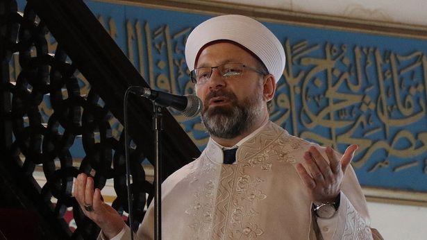 Diyanet İşleri Başkanı Erbaş: Cami ve mescitlerde cemaatle namaza ara verilecek