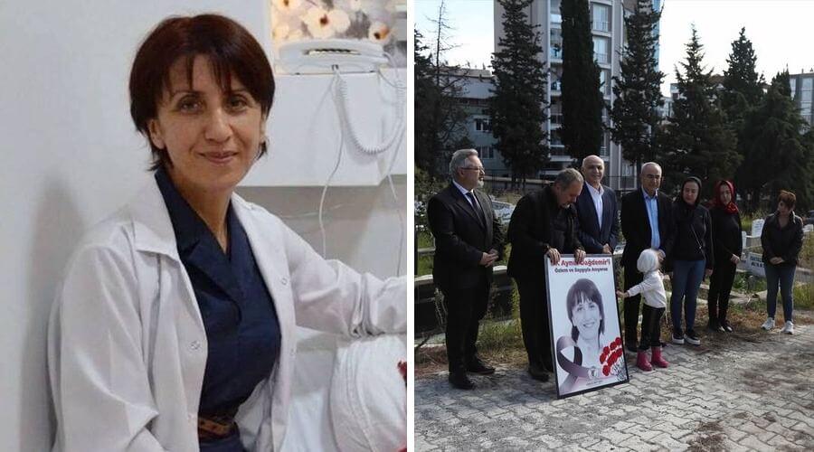 Samsun'da öldürülen doktor mezarı başında anıldı