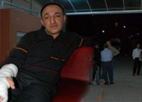 Hastaya müjde verdi burnu ve eli kırıldı