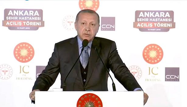 Cumhurbaşkanı: Hedefimiz şehir hastanelerindeki doktor kadrolarını artırmak
