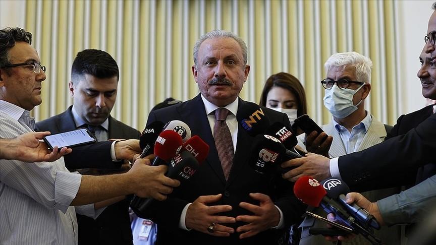 TBMM Başkanı Şentop: Sağlık çalışanlarına yönelik saldırıları sonlandırmak için Meclis gerekli adımı atacak