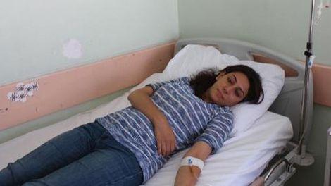 3 aylık hamile doktora darp!