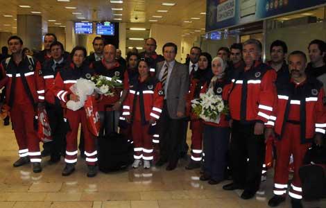 Libya'ya giden sağlık ekibi İstanbul'da