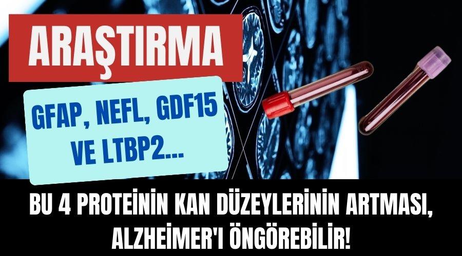 Araştırma: Bu 4 proteinin kan düzeylerinin artması, Alzheimer'ı öngörebilir!