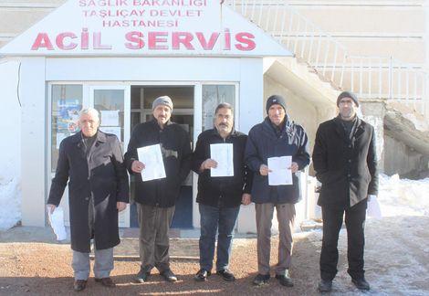 Muhtarlar imza topladı: Uzman doktor istiyoruz!