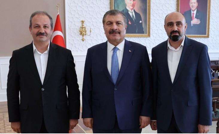 Sağlık-Sen’den Bakan Koca’ya ziyaret