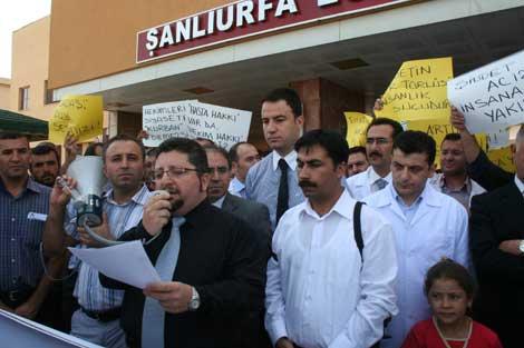 Şanlıurfa'da 'hekime yönelik şiddete hayır' eylemi 