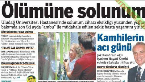Taraf'ın "ambu" iddiasına Başhekimden yanıt