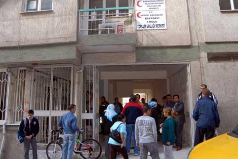 Sağlık merkezine pompalı tüfekle baskın