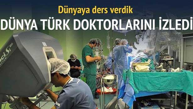 Türk doktorların ameliyatını dünya izledi