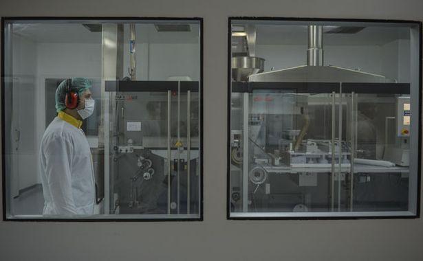 Yerli Koronavirüs ilacının üretildiği fabrika görüntülendi