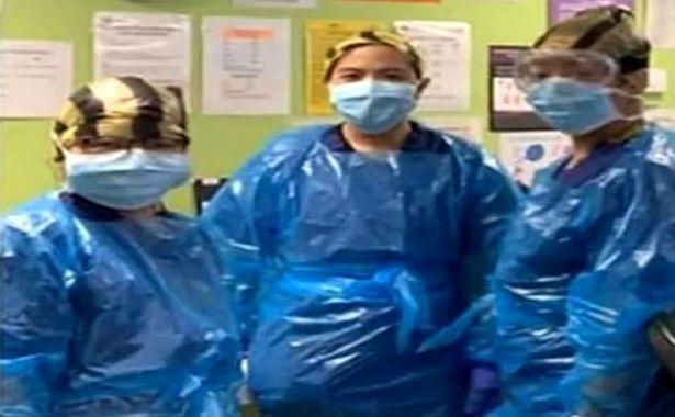 İngiltere'de çöp torbalarıyla korunmaya çalışan hemşireler Covid-19'a yakalandı