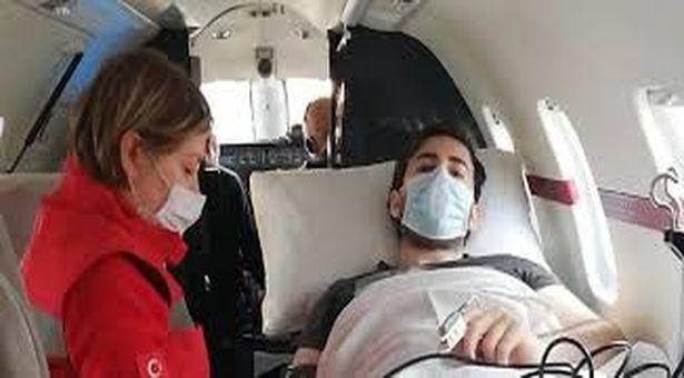 Ambulans uçak bu kez Tıp öğrencisi için havalandı!
