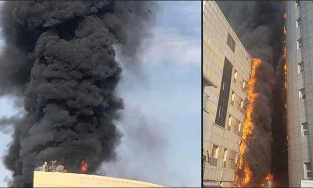 İtfaiye Grup Amirinden hastane yangını açıklaması: 8.katta büyük sıkıntı yaşadık