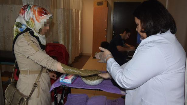 Devlet Hastanesi, çamur banyosu ile şifa dağıtıyor