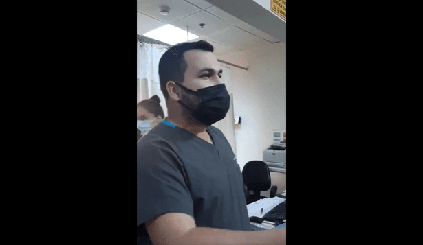 Acil serviste 'maske' tartışması: Doktorun sabrı takdir topladı