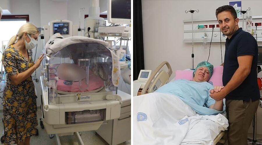 Türkiye'nin rahim nakliyle dünyaya gelen ikinci bebeği yakında taburcu edilecek