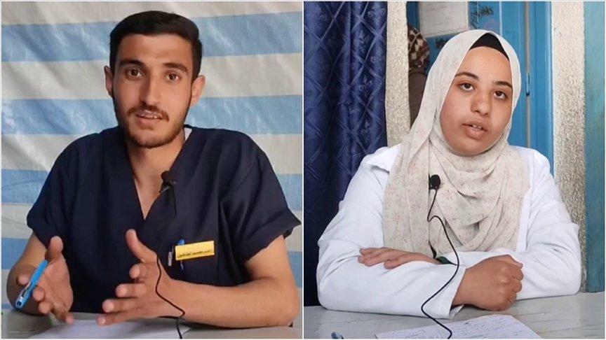 Gönüllü doktorlar, İsrail'in sağlık hizmetinden mahrum bıraktığı Filistinlilerin yaralarını sarmaya çalışıyor