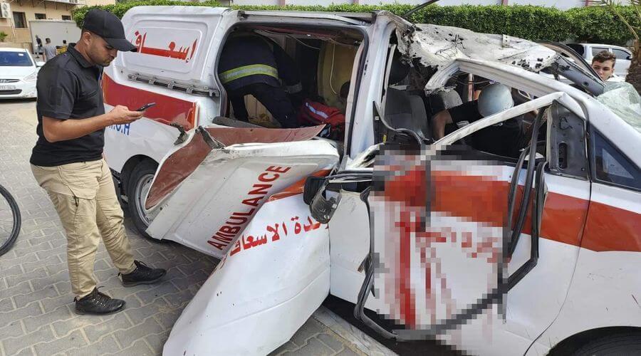 İsrail’in saldırısı sonucu 3 sağlık görevlisi hayatını kaybetti