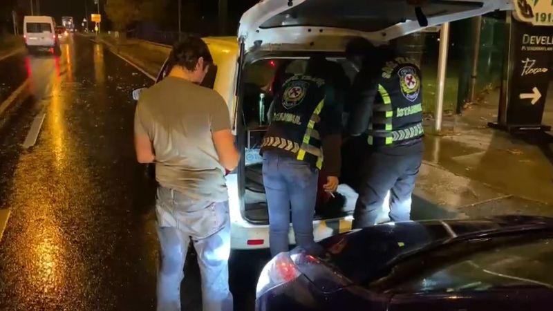 İstanbul'da ambulansa yol vermeyen sürücüye 1823 lira para cezası