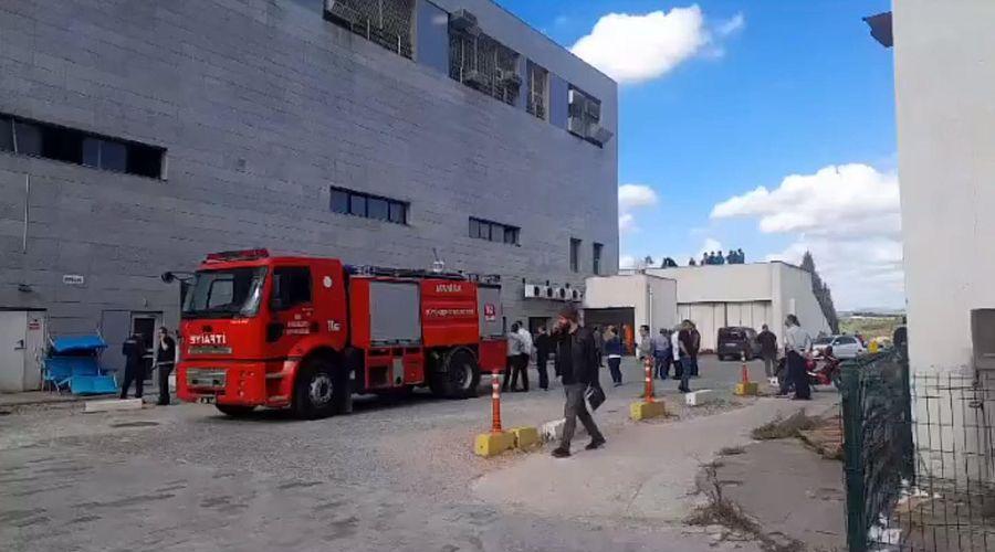 Soma Devlet Hastanesinde yangın: Hastalar tahliye edildi