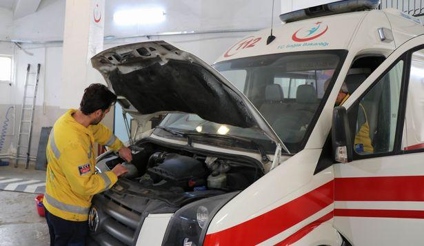Sağlık Müdürlüğü kendi ambulans tamirhanesini kurdu 