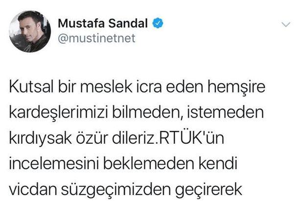 Mustafa Sandal olay klibi ile ilgili açıklama yaptı: 'Özür dileriz. O kareleri çıkartıyoruz'